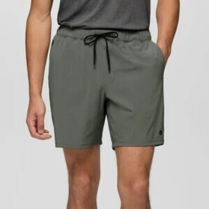 Prana Discovery Trail Short 7" Inseam Men's XL Thyme Standard Fit Lightweight